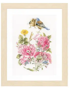 

"Embroidery kit", "floss embroidery kit", "cross stitch", "counted cross", "LanArte", "counted cross stitching"