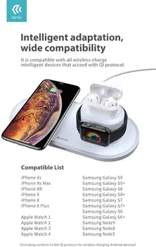 

Wireless Charger Smartphone Apple Watch Airpod 18W White