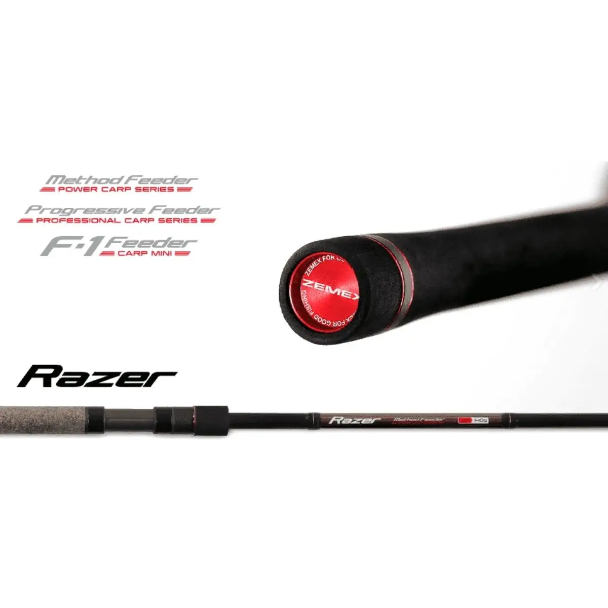Удилище фидерное ZEMEX RAZER Progressive Feeder 13 ft- 110 g