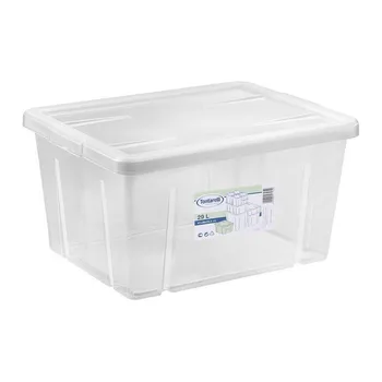 

Storage Box with Lid Tontarelli 29 L Transparent (47 X 36 x 24,5 cm)