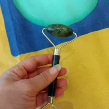 Rodillo de Jade Natural para masaje Facial, herramientas de cuidado para la piel Facial, raspador de Gouache Natural, belleza corporal, masajeador adelgazante, herramientas de elevación