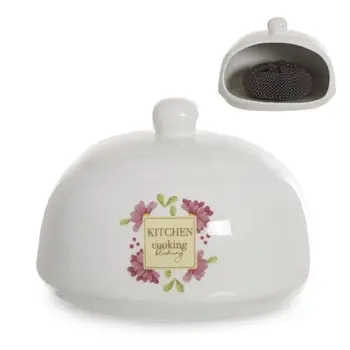 

Estropajero with Scourer Floral Market 14,5x13x10,5 cm