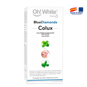 

Alcohol-free bleach mouthwash mental flavor. Teeth whitening swing | BLUE DIAMONDS COLUX