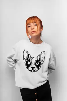 

Angemiel Wear Pharaoh Cat Women Sweatshirts