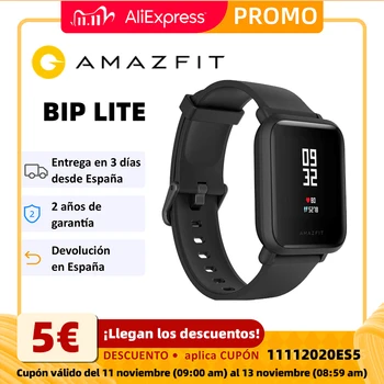 

Amazfit BIP Lite Smartwatch (Bluetooth Smart Watch GPS Ceramic Bezel Light Weight Sport Android IOS)[Global version]