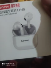 Lenovo-auriculares inalámbricos LP40 TWS, originales, con Bluetooth, Control táctil, deportivos, estéreo, para teléfono Android
