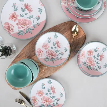 

Keramika Rosetta Dinner set 24 Piece 6 Personality-19279