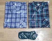 Plaid Shirt Blouse Women Tops Blusas Long-Sleeve Loose Flannel Plus-Size Cotton New-Brand