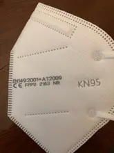 Mascarilla KN95 con filtro de seguridad, máscara facial antipolvo FFP2, respirador KN95, reutilizable, protector KN 95, FPP2, 5-100 uds.
