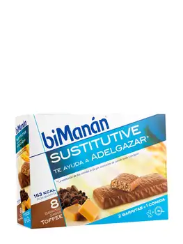 

Bimanan toffee bars, 8 units the bars that help you control your weight