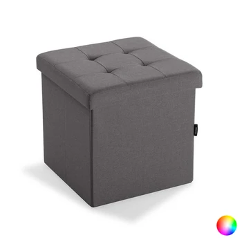 

Detachable Pouffe linen MDF Wood (38 x 37,5 x 38 cm)
