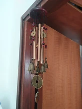 Wind-Chimes Decoration Garden-Tubes-Bells Wall-Hanging Yard Outdoor Antique Copper Living