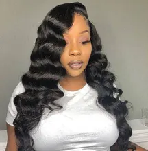 Body Wave-pelucas de encaje con cierre para mujer, pelucas de cabello humano ondulado peruano, ISEE Hair 180% de densidad, pelucas de cabello humano con cierre de encaje