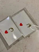 Pendiente de hoja de Metal para mujeres y niñas, Piercing para cartílago, orejera sin agujero, 1 Uds. Gran oferta