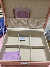 Joyero de cuero de alta capacidad para mujer, organizador de joyas de viaje, multifunción, collar, pendientes, caja de almacenamiento de anillo, regalos para mujer