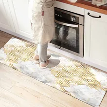 Else белый серый облака желтый ikat Geo 3d принт Нескользящая микрофибра кухня счетчик современный декоративный моющийся коврик
