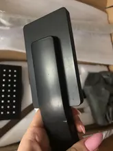 Uythner-Grifo de ducha efecto lluvia para pared, mezclador de agua para bañera, negro mate