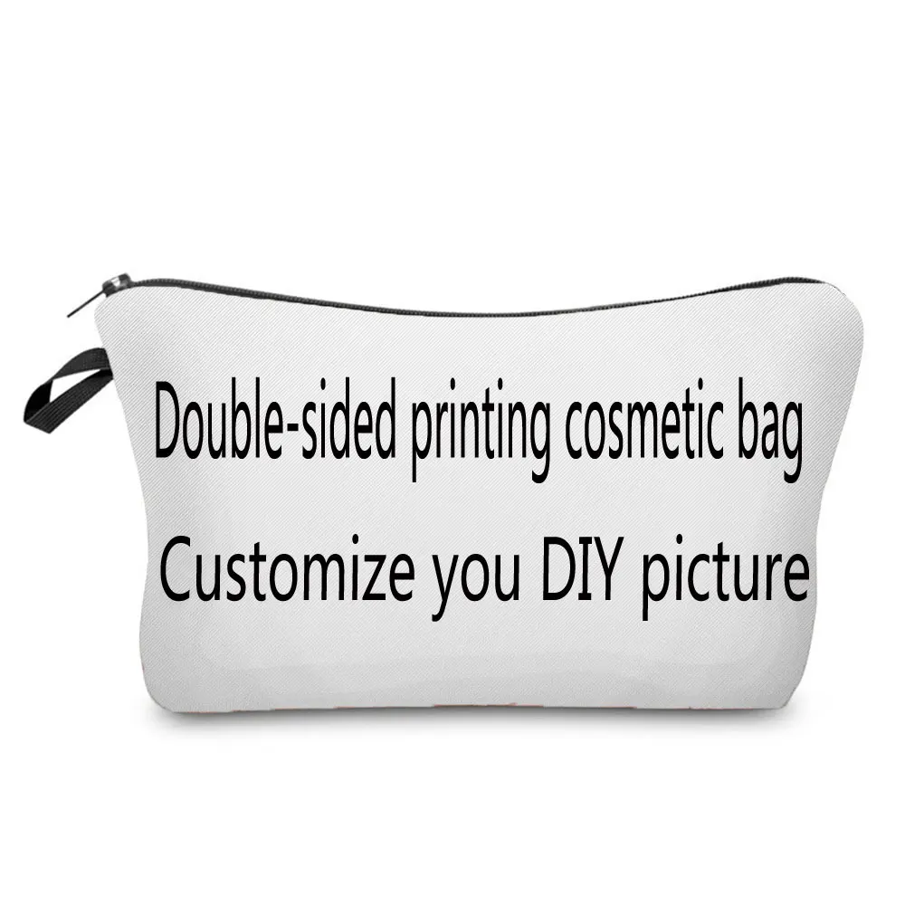 Skull Printing Makeup Bag Halloween Candy Bag Female Storage Pouch Large Cool Students Pencil Case Custom Pattern Cosmetic Bag 6