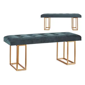 

Bench Gift Decor Green Velvet (40 x 47 x 120 cm)