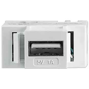 

IPW-USB-KEY1A-USB socket with Keystone for RicaricaINTELLINET8.74