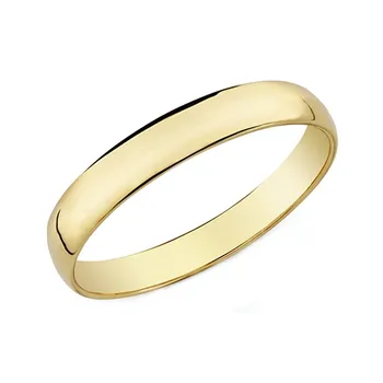 

Alliance 18k gold smooth 3.5mm. [AA0086GR] -Customizable-RECORDING INCLUDED IN THE PRICE