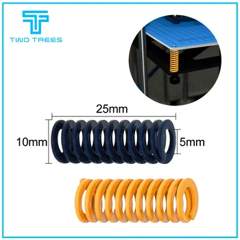 

10pcs 3D Printer Spring For Heated bed MK3 hotbed Imported Length 25mm OD 10mm ID 5mm For Ender 3 pro CR-10 CR-10S Anet A8