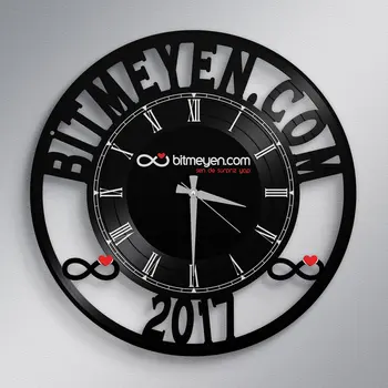 

Special corporate Is and Logo on the Wooden Wall Clock-A0