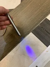 Pocket-Lamp Marker Aa-Battery Uv-Flashlight-Torch Checker-Detection Stainless-Steel Ultra-Violet-Light