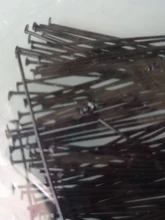 200 unids/bolsa 20 25 30 40 50 60mm Pines de cabeza plana Color dorado/plateado/bronce/rodio para hallazgos de joyería que hacen suministros DIY