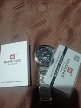 NAVIFORCE-Reloj informal de cuarzo totalmente de acero para hombre, cronógrafo deportivo resistente al agua con fecha, pulsera militar, mejor marca, masculino