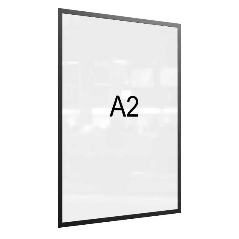Frame magnetic A2 attache black for metallic surfaces (5 pieces per pack) 1276569 | Дом и сад