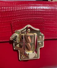 LA FESTIN-Bolso de mano con cierre de serpiente para mujer, bandolera de cuero dividido, de marca de lujo, 2020