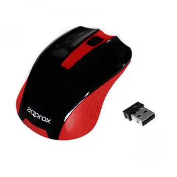 

Optical Mouse Inalambrico Approx Appwmer V2 Eco with 3 computer Mouse buttons