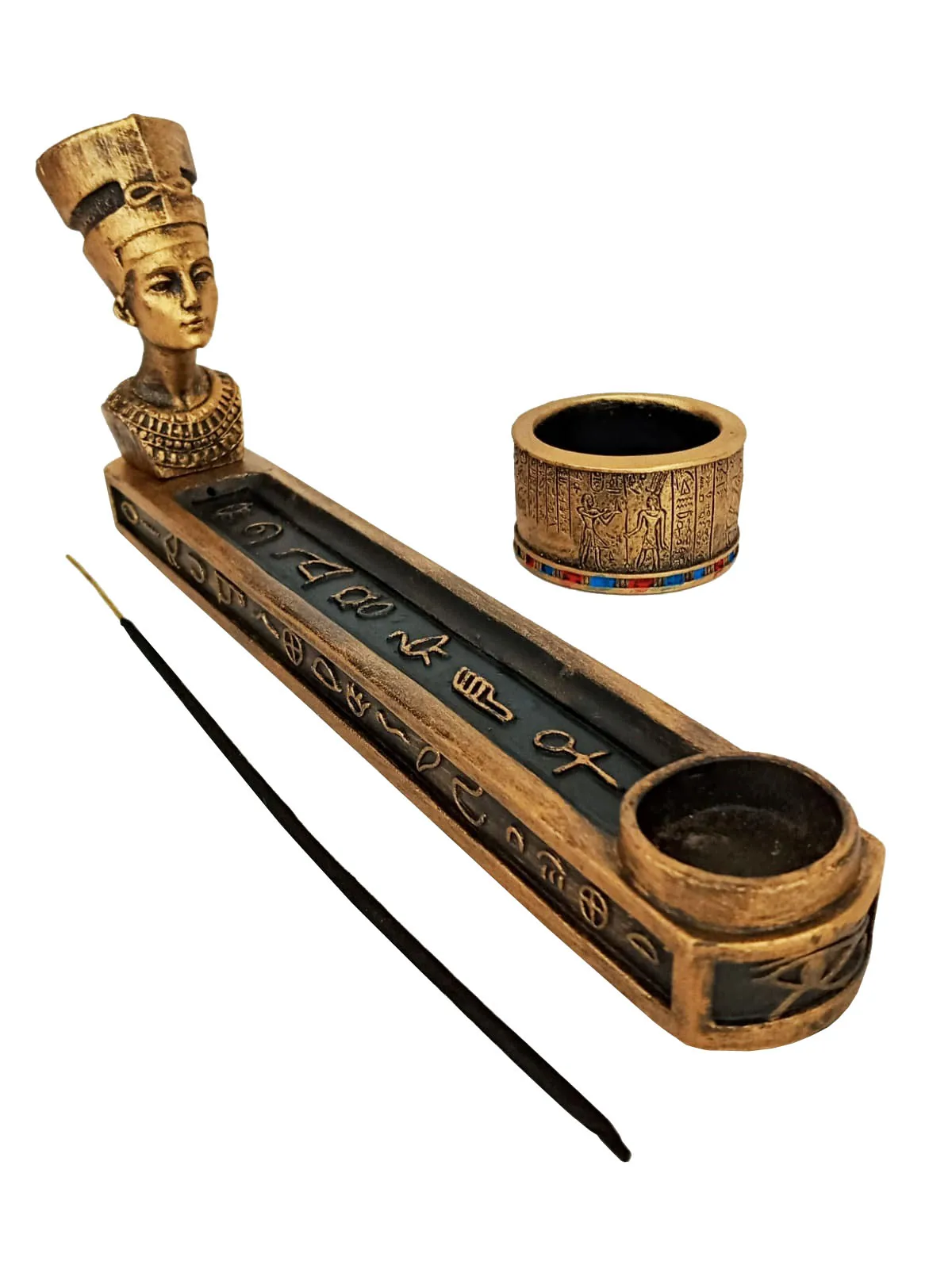 

Неfertiti T. T. H. Подсвечник в виде древней египетской иероглифической свечи.