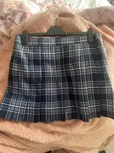 Falda estilo pijo plisada a cuadros para mujer, minifalda de verano, Escuela Japonesa, Kawaii