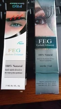 FEG-aceite para crecimiento de pestañas y cejas, suero Herbal Natural, 100%, suero Original para pestañas, arco ocular más largo y suave