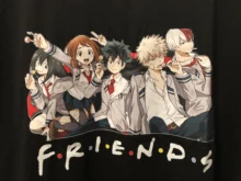 Camisetas cuello redondo manga corta Camiseta 2020 nueva mujer T camisa camisetas Anime Academia My Hero de verano de las mujeres camiseta