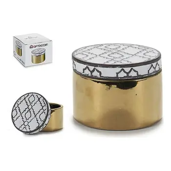 

Jewelry box Golden (13,5 x 10 x 13,5 cm)