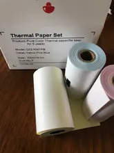 Phomemo térmico pegatinas de papel fotográfico para Phomemo M02/M02S/M02Pro impresora adhesivo etiqueta engomada de la etiqueta de papel fotográfico para iphone