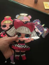 Parches de dibujos animados para mujeres y niñas, parche bordado de moda, para ropa, decoración, lentejuelas
