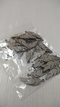 30 unids/lote 25x6mm 20x6mm encantos 316 pluma de acero inoxidable hojas hoja Linda para COLLAR COLGANTE encantos diy fabricación de joyería
