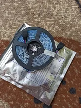 Tira de luces LED inteligente Tuya, con WiFi, RGB, 12V, 5050, funciona con Alexa, Google, Control remoto por voz, 30LED/m, cambio de Color