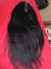 RESHINE-Peluca de cabello liso rizado 13x4, pelucas de cabello humano con encaje frontal Yaki europeo, peluca de cabello humano liso prearrancado