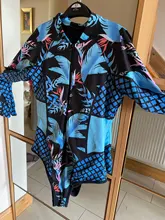 Bañador estampado de flores para mujer, una pieza, monokini, manga larga, traje de baño para surfear