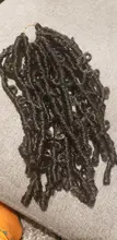 Trenzas de pelo de ganchillo, pelo corto sintético desgastado, trenzas de ganchillo precortadas, Natural, despeinado
