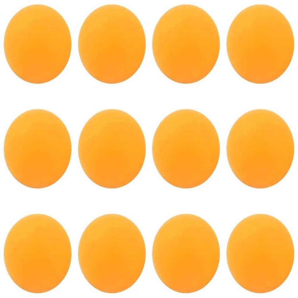 Table Tennis Balls Plastic Ideal for Advanced Training Adults and Children Games 12pcs Ping Pong Ball | Спорт и развлечения