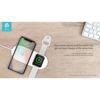

Wireless Charger 2 in 1 for iPhone and Apple Watch 12W