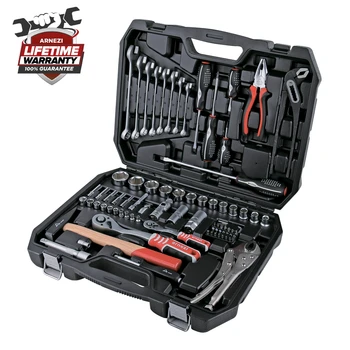 

Tool Set in plastic case, 72 item, 1/4 "DR, 1/2" DR [Arnezi R0900072]