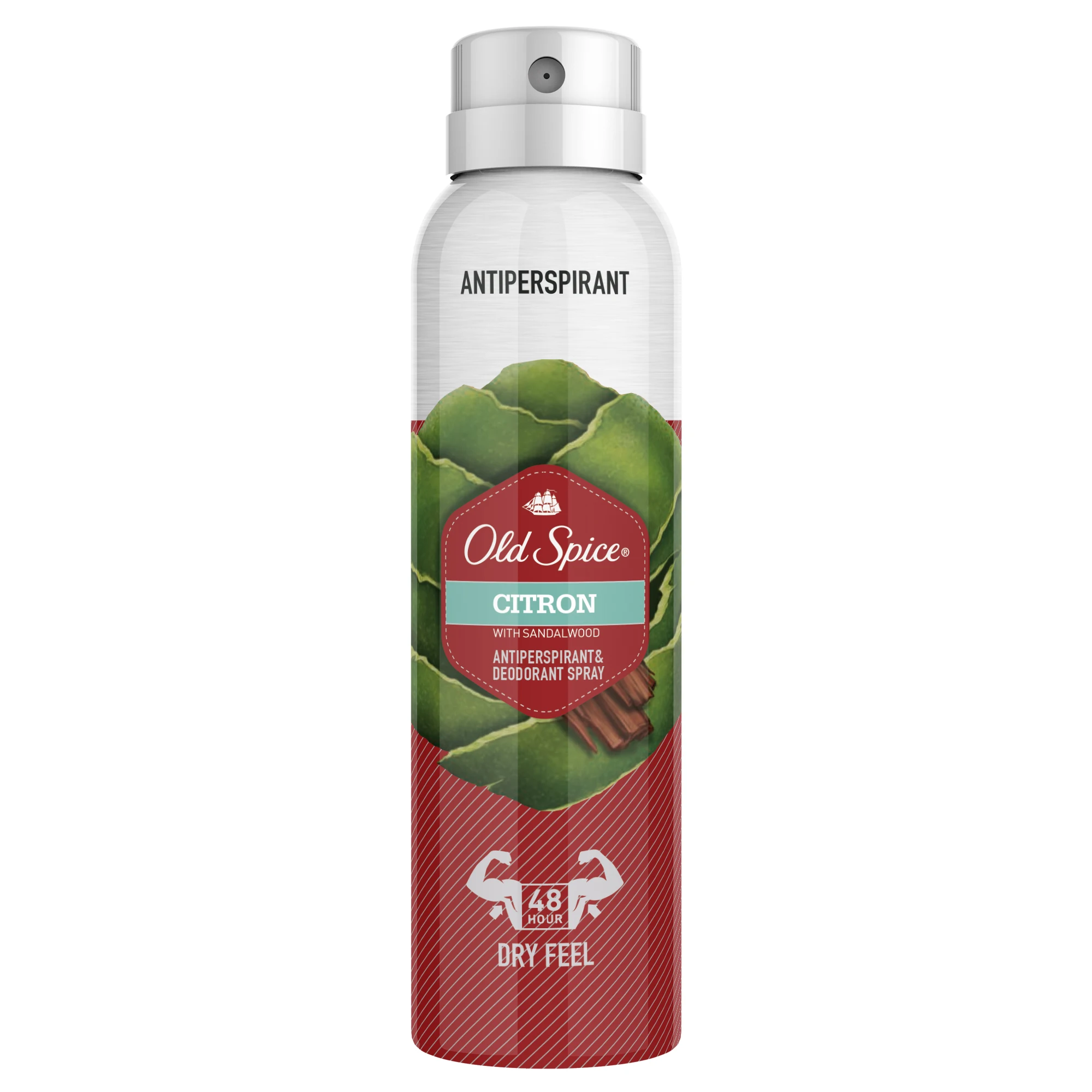 Аэрозольный дезодорант-антиперспирант Old Spice Природный аромат Citron 150 мл