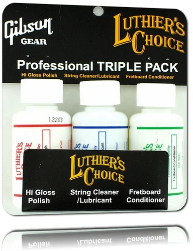 Набор для ухода за гитарой GIBSON Luthier's Choice Triple Pack|Детали и аксессуары гитар| |